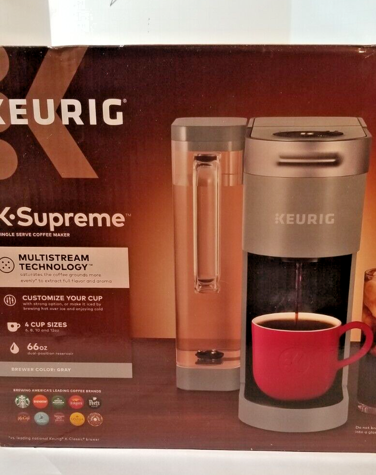 KEURIG KSupreme SingleServe KCup Pod Coffee Maker with box eBay