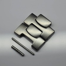 OMEGA Genuine 2 Connected Link Seamaster Polaris Watch Bracelet Parts SS 17mm #3