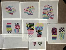 Handpainted Needlepoint Canvas SewMuchFun 3D Zoe Zebra Read Description