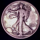 1921  WALKING LIBERTY SILVER HALF DOLLAR 50C