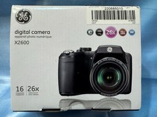 GE X2600 Original digital camera box, strap, SD Card, and Manual. No Camera