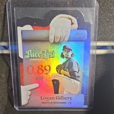 Topps 2025 Holiday Logan Gilbert #MNL-17 Mariners Insert Trading Card