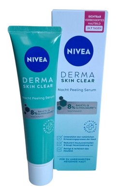 Nivea Derma Skin Clear Nacht Peeling Serum 40ml