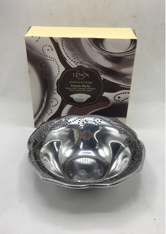 Lenox French Perle Medium Aluminum Bowl LNIOB #829469