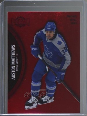 2021 Skybox Metal Universe Alternate Jersey PMG Red 94/100 Auston Matthews 0zu