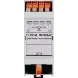 Elcom - Zusatzgerät für Türkommunikation Videoverteiler RED614Y 4-fach 2Draht R
