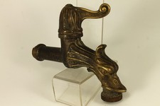 Vintage Brass Garden Dragon Faucet 1950's