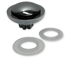 Universal Bathroom Sink Round Drain Stopper Kit Chrome Plated - New