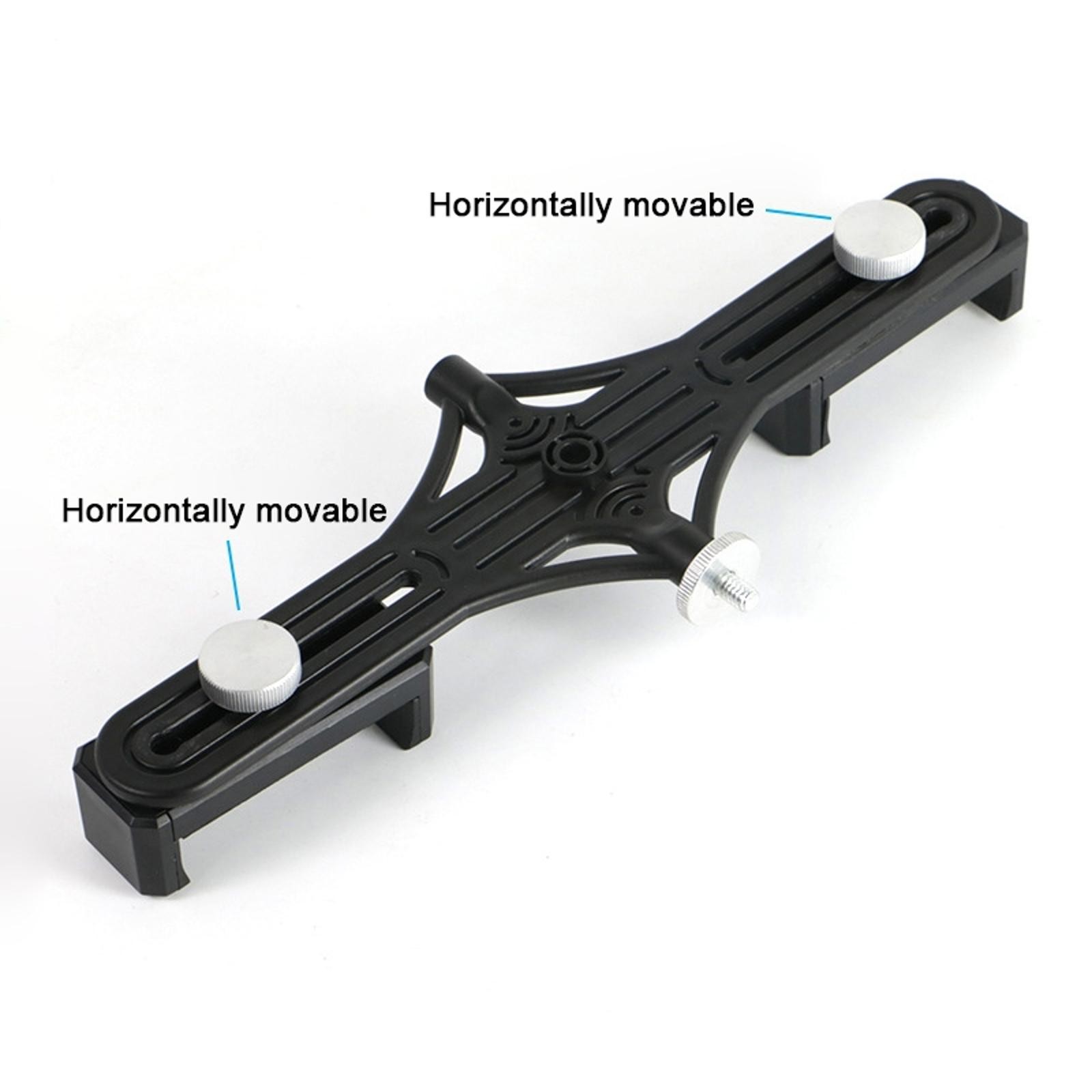 360° Rotation Universal Smartphone Dual Phone Bracket Horizontal Holder Adapter