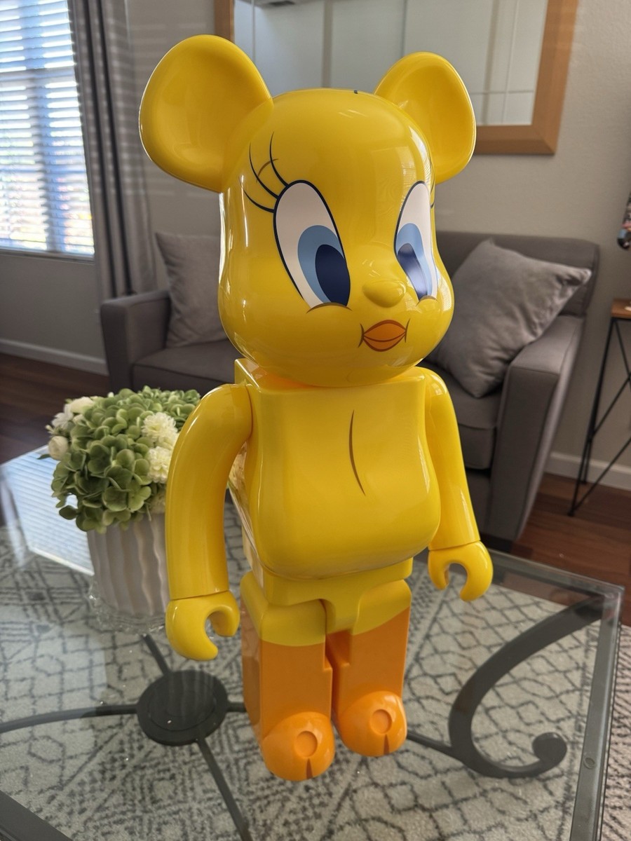tweety bird bearbrick looney toons 1000% medicom figure no box | eBay