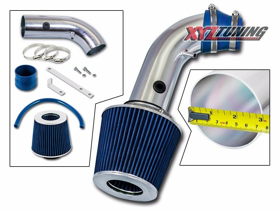 3" BLUE Short Ram Air Intake + Filter For 2000-2002 Daewoo Lanos 1.5L 1.6L 4-Cyl
