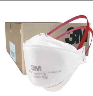 3M Aura N95 1870+ Respirator and Surgical Face Masks (440EA) 1 CASE