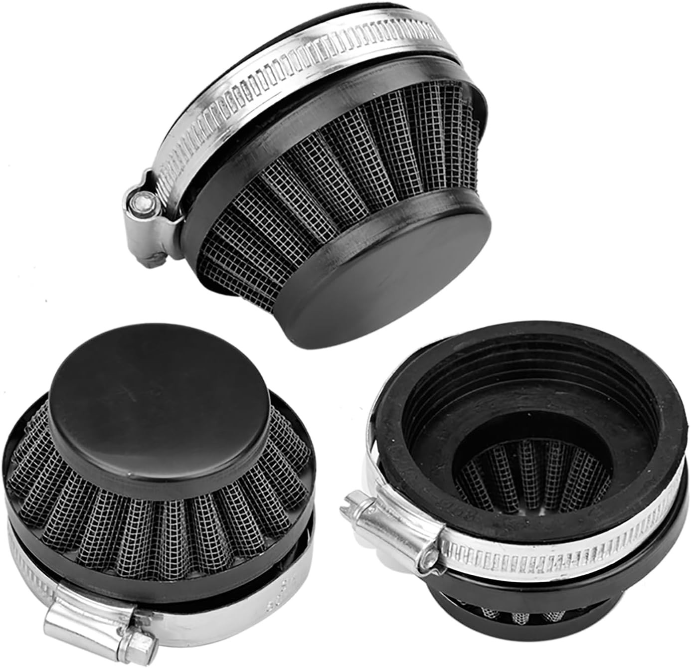 YOXUFA 2 Stroke Carburetor Assembly for 80cc 100cc 49cc 50cc 66cc BLACK 