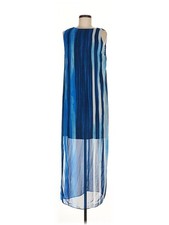 NWT Chaps Women Blue Casual Dress 6