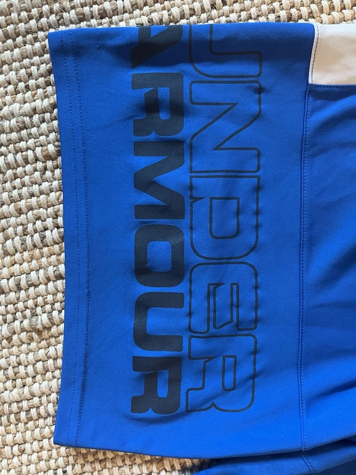 • Under Armour Blue Heatgear Shorts • YLG/JG/G - Image 2 of 4