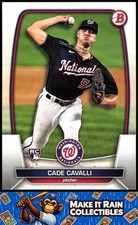 Cade Cavalli 2023 Bowman #94 Washington Nationals Rookie RC