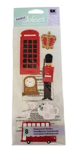 VTG A Touch Of Jolee's Dimensional Stickers London Guard Tea Embellished Crafts 
