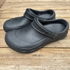 Crocs Bistro Clogs Slip Resistant Shoes Black Size 10W / 8M