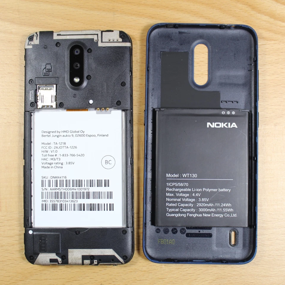 Smartphone Nokia C2 TAVA TA-1218 Azul Cricket Para Piezas Sin Probar #188 Foto 3 de 3