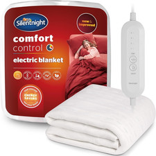 Silentnight Comfort Control Electric Blanket Double Bed Heated Underblanket New