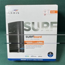 ARRIS SURFboard DOCSIS 3.1 Cable Modem  Wi-Fi 6 Router Combo G34