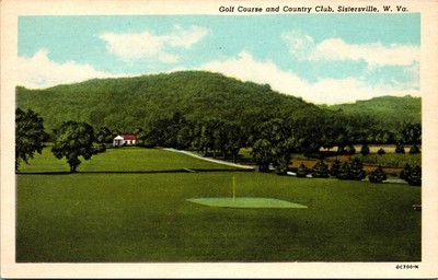 Sisterville, WV Golf Course & Country Club/Panoramic/Sports/Mountains -A133