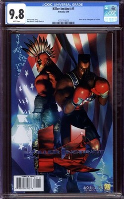 KILLER INSTINCT #1 CGC 9.8 WHITE EPAGES // ARMADA PUBLICATIONS 1996