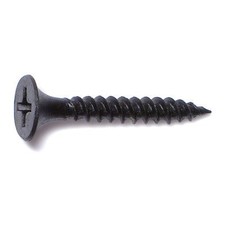 #6 x 1" Black Phosphate Steel Fine Thread Phillips Bugle Head Drywall Screws #6 x 1" Black Phosphate Steel Fine Thread Phillips Bugle Head Drywall Screws - Image 1