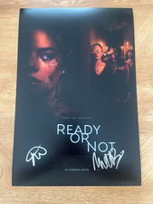 * MATT BETTINELLI-OLPIN & TYLER GILLETT * signed 12x18 poster * READY OR NOT *