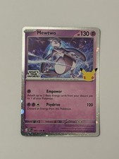 Carta Promo Pokemon 30° Anniversario Celebrazioni Mewtwo Esclusiva 063/128
