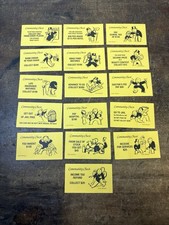 Yellow Paper Monopoly Game Pieces & Parts for sale | eBay