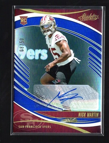 2025 Panini Absolute Nick Martin Base (RAW)