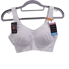 NEW Bali Comfort Revolution ComfortFlex Fit Seamless Shaping Wireless Bra S 3488