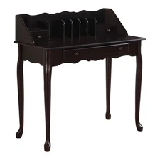 Monarch specialties , Traditional Desk, Solid Wood, Dark Cherry, 36L