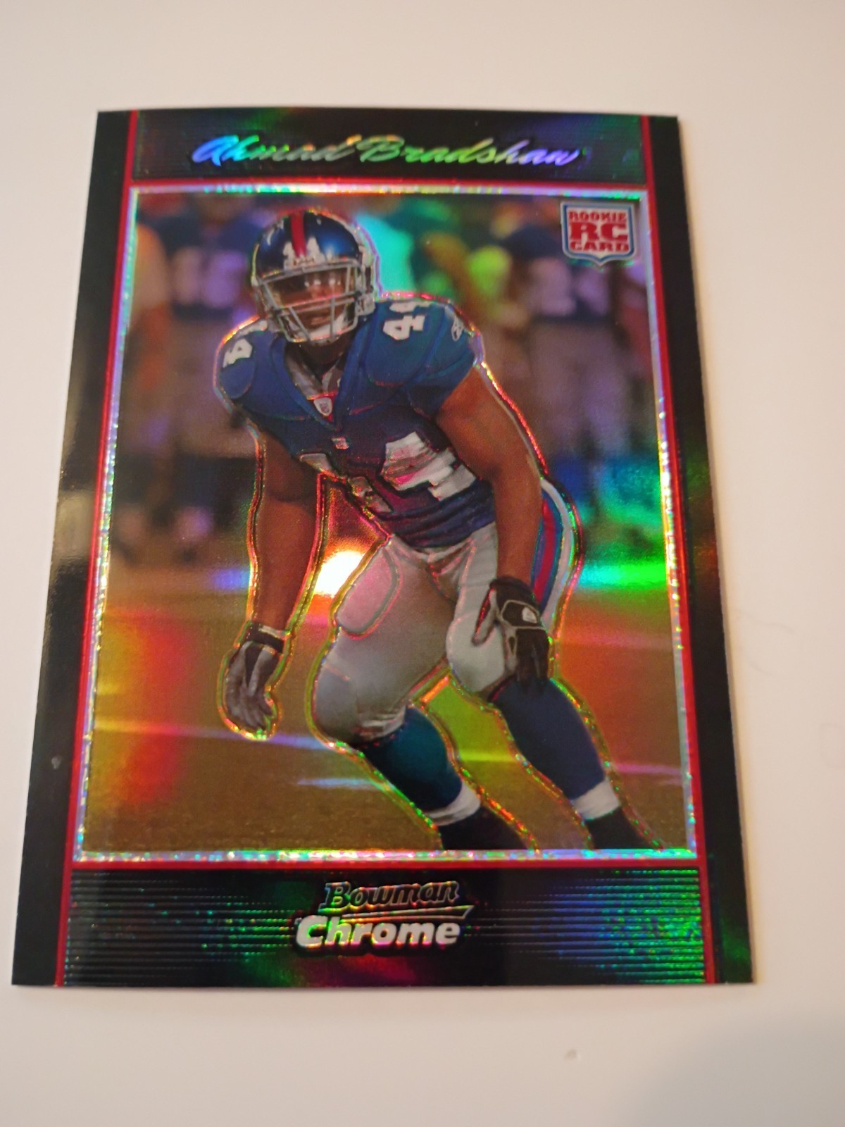 Ahmad Bradshaw Bowman Chrome #BC19 Refractor