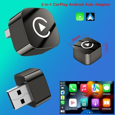 USB Wireless CarPlay Adapter For iPhone Apple Wireless Dongle Plug ＆Play NEW