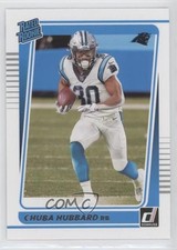2021 Panini Donruss Rated Rookie Chuba Hubbard #287 0d1a