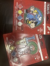 Lot Of 2 PEANUTS Suncatcher Kit PAINT YOUR OW...