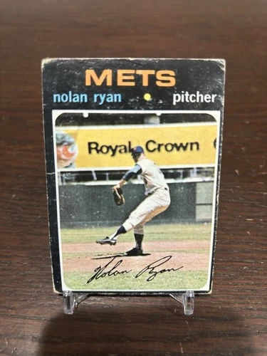 Topps 1971 Nolan Ryan #513 Base Set New York Mets Baseball Card