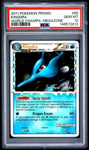 PSA 10 - Kingdra Prime 85/95 Megazone Worlds 2011 Deck Promo - POP 3