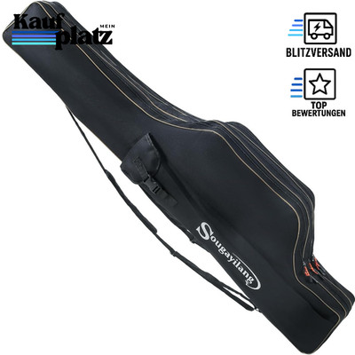 Angelruten-Tasche Faltbar 3-lagig Tragbar Große Kapazität 135cm Angelgerät