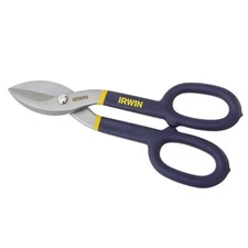 IRWIN 22010 Tinner's Snip, 10" Heavy Duty Straight-Cut Metal Shears