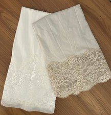  2 Vintage Half Slips Lace Trim Marlinda Size S Lingerie Feminine