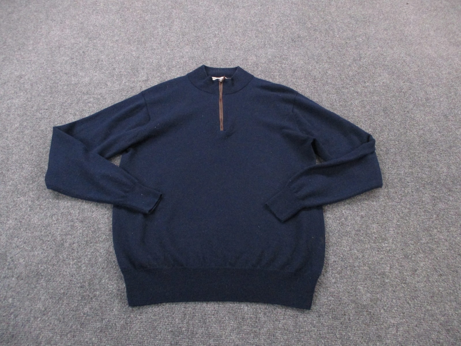 Peter Millar Jacket Mens M Blue Merino Wool Performance Golf Stretch Pullover