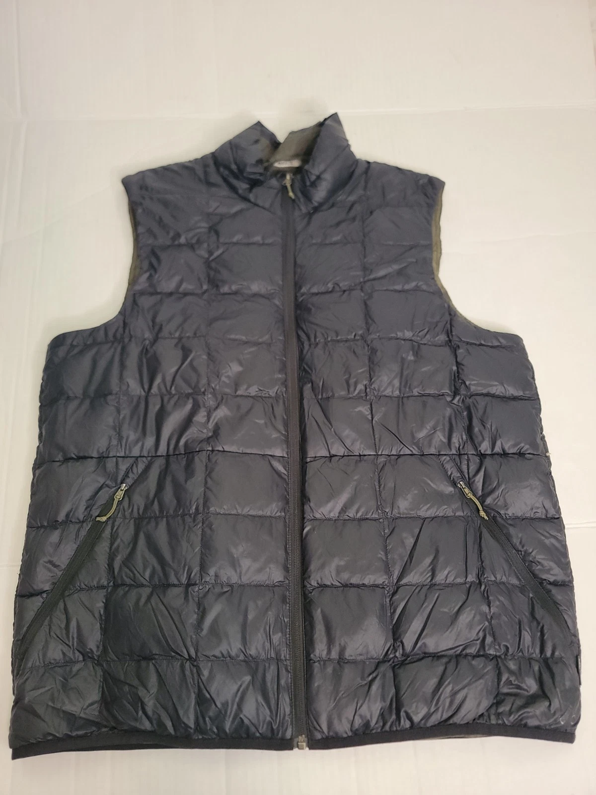 REI Co-op 650 Down Vest 2.0 Mens Large Black Puffer Insulated Packable Outdoors