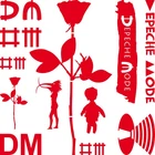DM mega set red Depeche mode car sticker tattoo decoration film 4061963041413