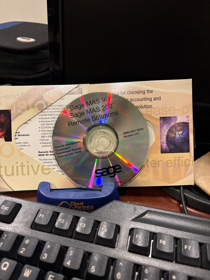 BRAND NEW SEALED Remote Solutions 3.51SAGE MAS90/200. Sales person, Timekeeper+ - Image 4 of 4