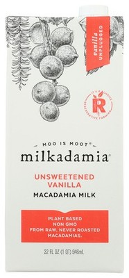 Milkadamia Milk Mcadamia Unswt Van 32 FO Pack Of 6