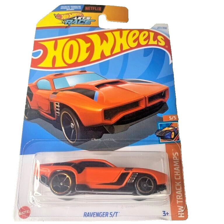 HOT WHEELS 2024 RAVENGER S/T ORANGE 217/250 HRY81 LET'S RACE NETFLIX SHOW SEALED