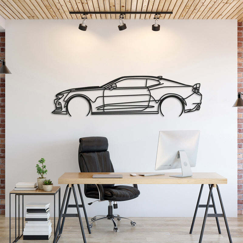 3D Acrylic Metal Camaro SS 1LE Wall Art for Auto Enthusiast Home Decor-image